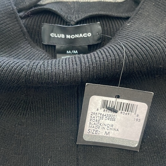 Black Club Monaco skater dress Kaytee NWT - Picture 4 of 4